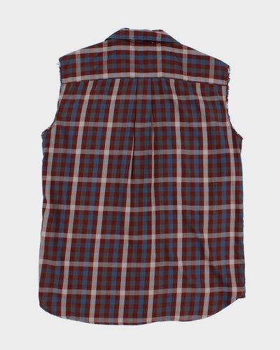 The North Face Sleeveless Check Shirt - L