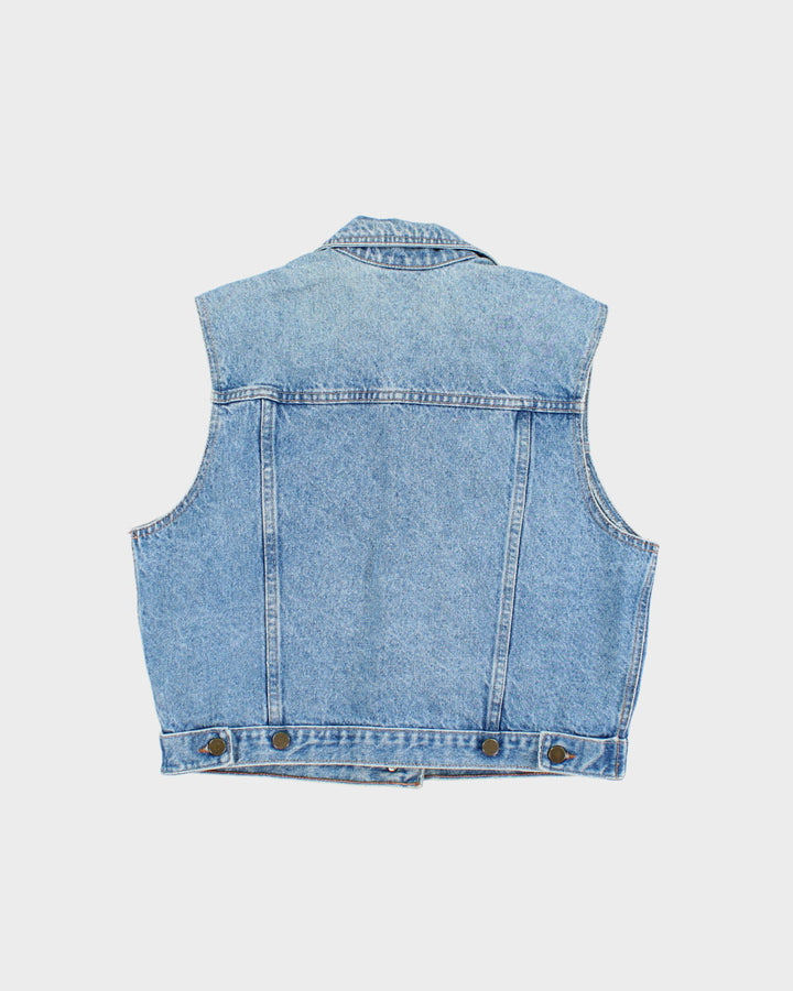Vintage 90s Pelican Cove Denim Vest - M