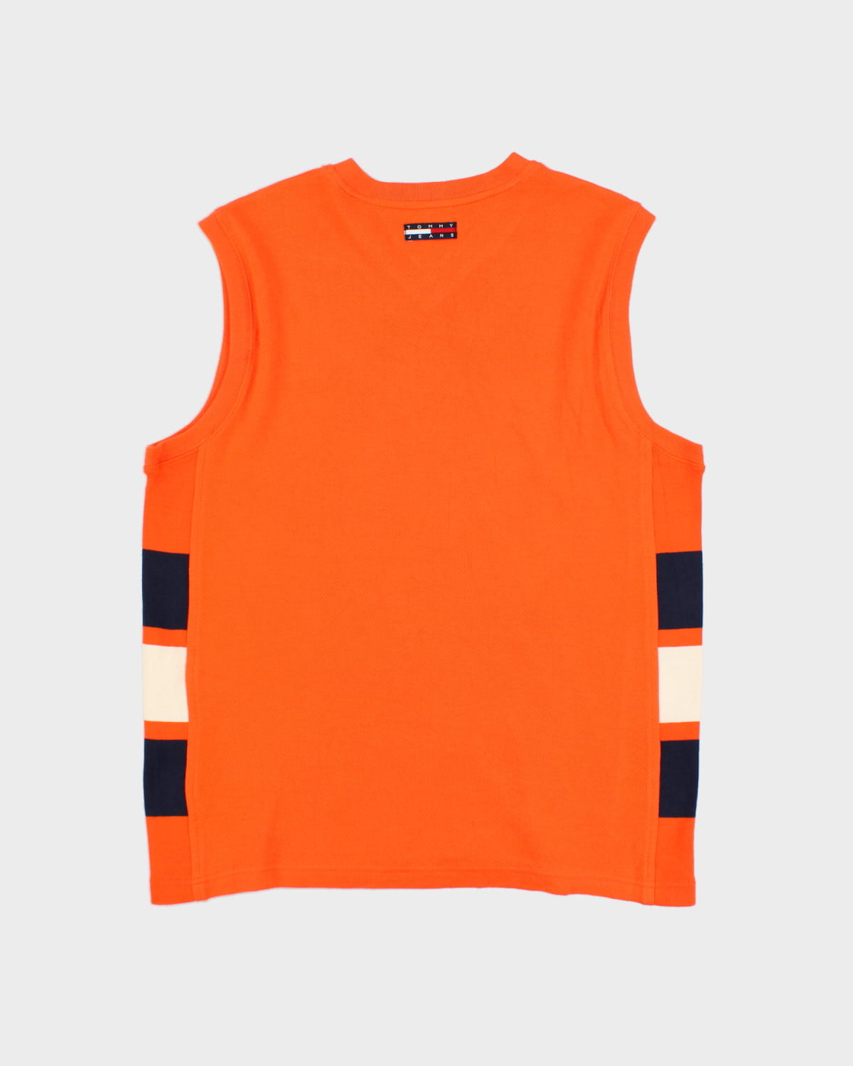 Vintage 90s Tommy Hilfiger Orange Vest - L