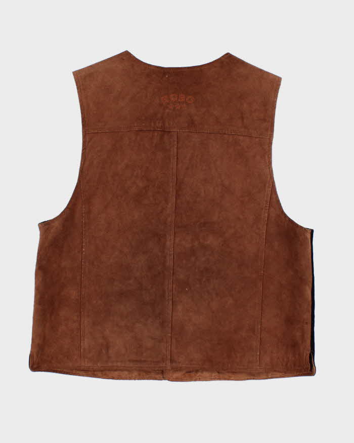 Men's Vintage Western Suede Vest - M