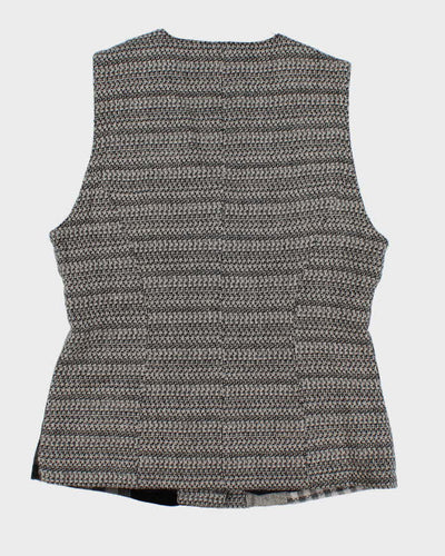 Vintage 90s Patchwork Vest - M