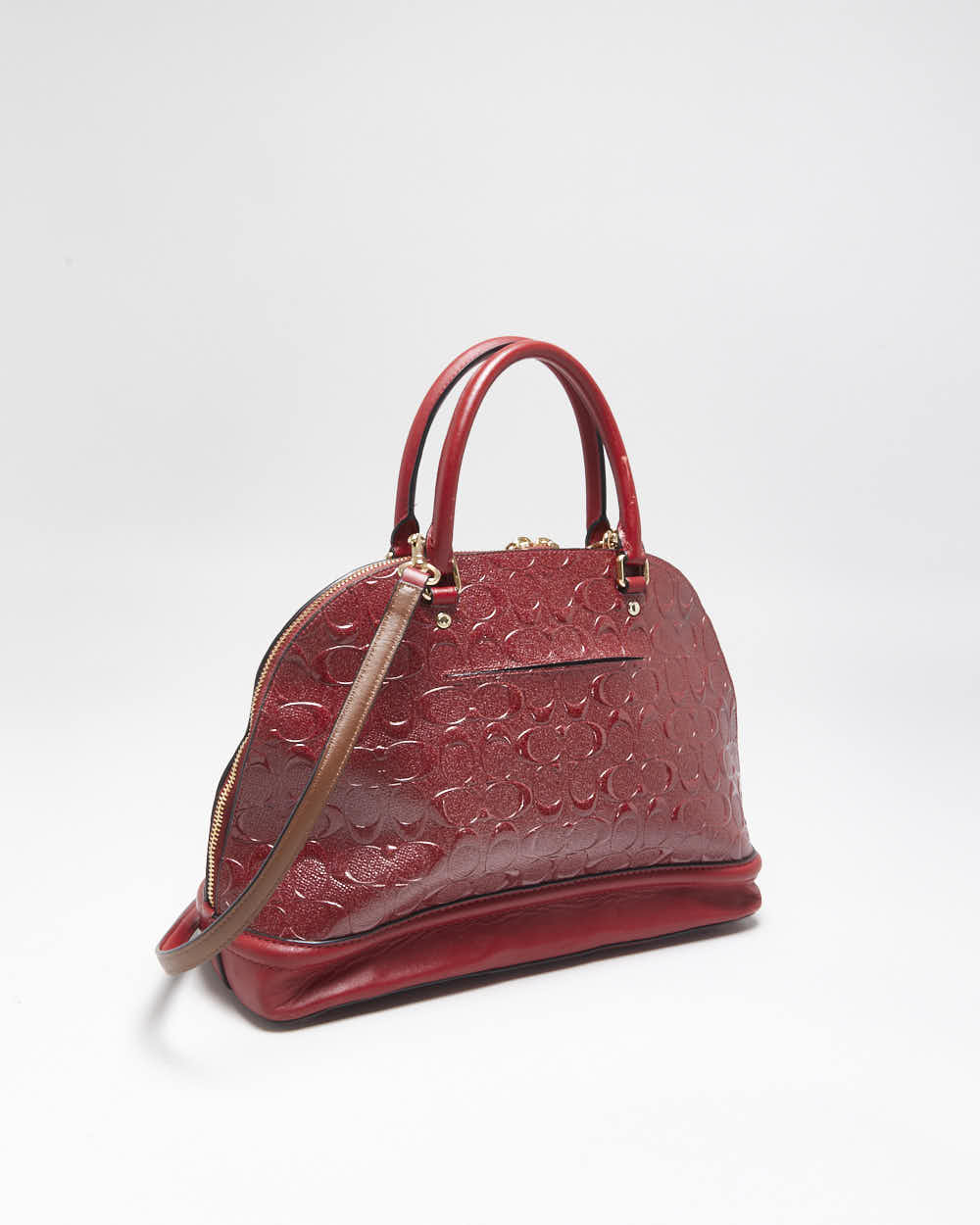 Vintage Y2k 2000s Coach Sierra Satchel Patent Crossbody Bag