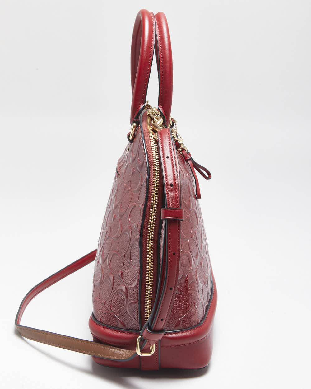 Vintage Y2k 2000s Coach Sierra Satchel Patent Crossbody Bag