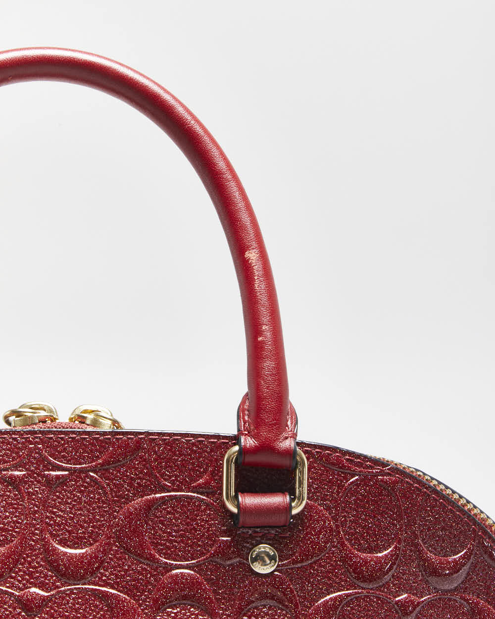 Vintage Y2k 2000s Coach Sierra Satchel Patent Crossbody Bag