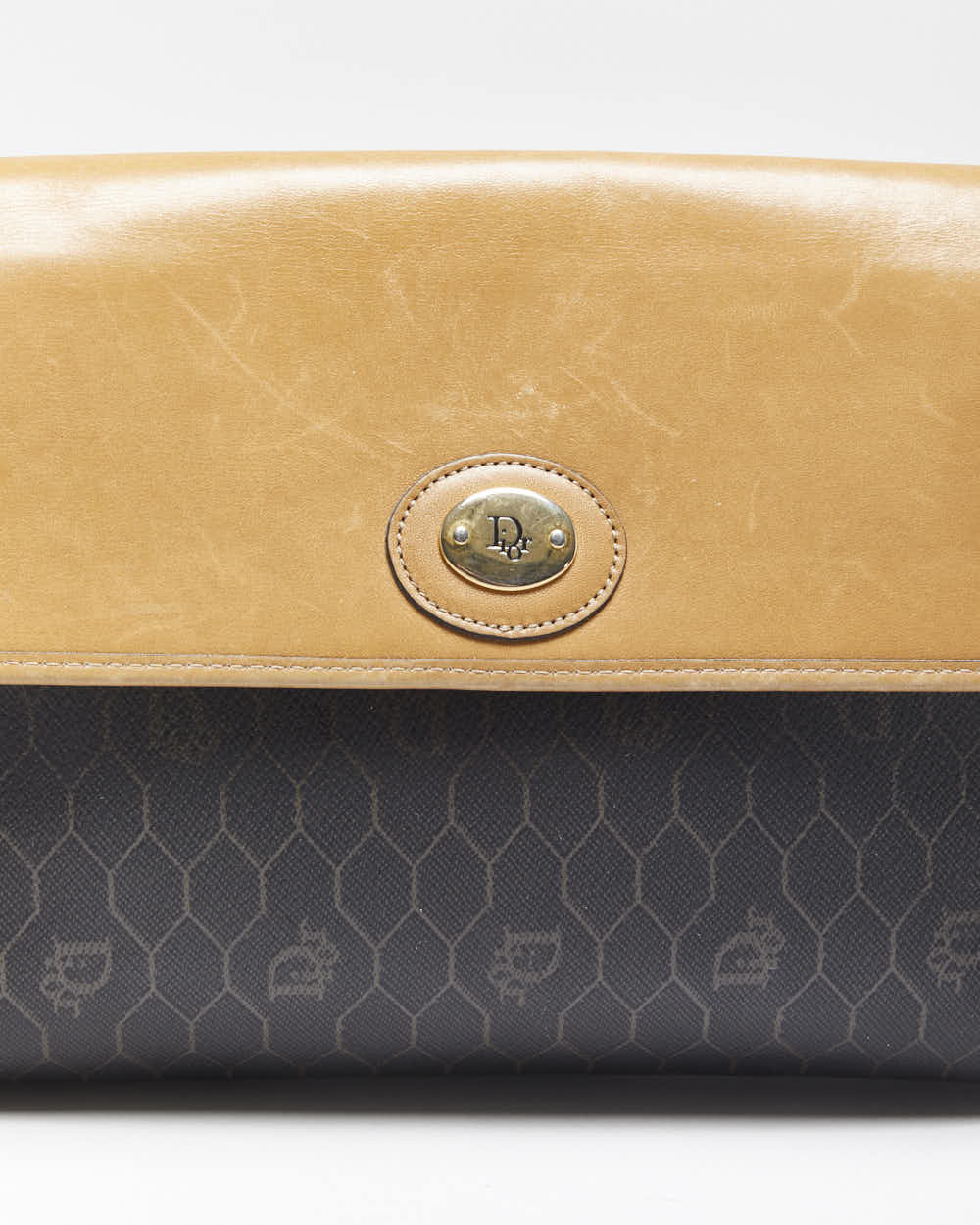 Vintage 1980s Christian Dior Honeycomb Crossbody Bag