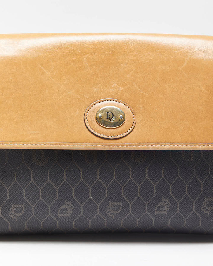 Vintage 1980s Christian Dior Honeycomb Crossbody Bag