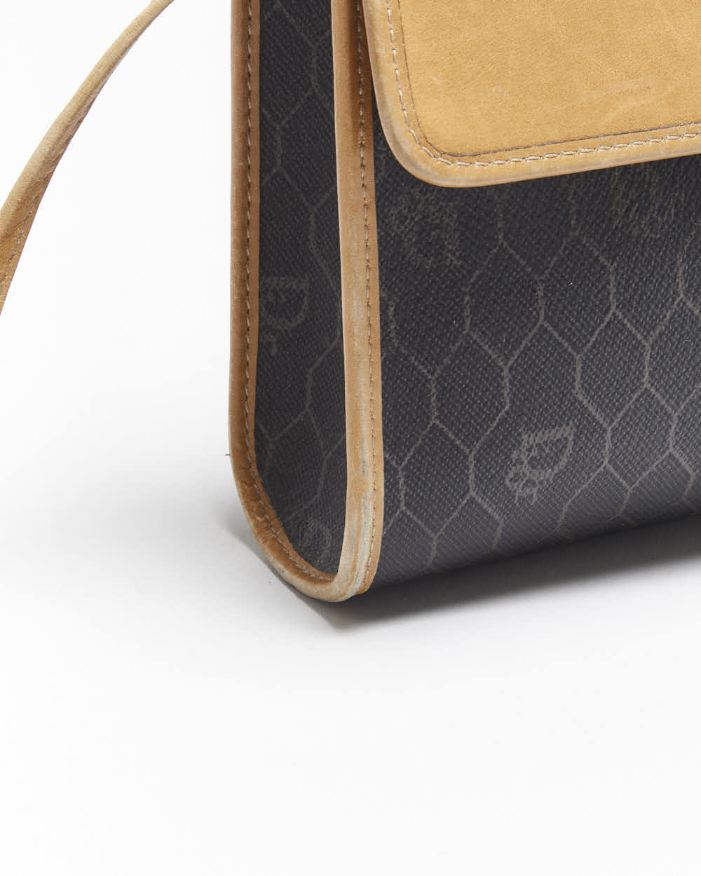 Vintage 1980s Christian Dior Honeycomb Crossbody Bag