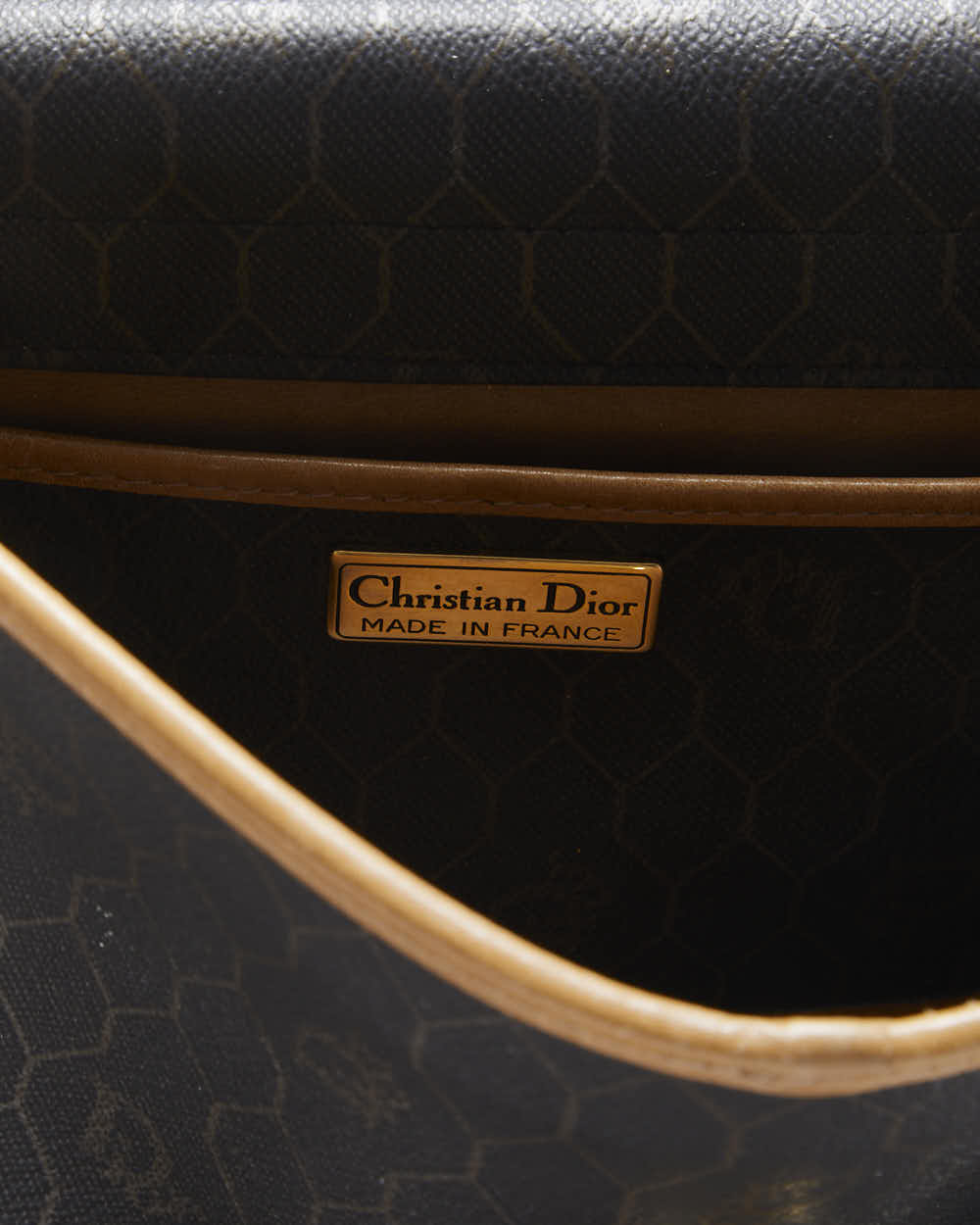 Vintage 1980s Christian Dior Honeycomb Crossbody Bag