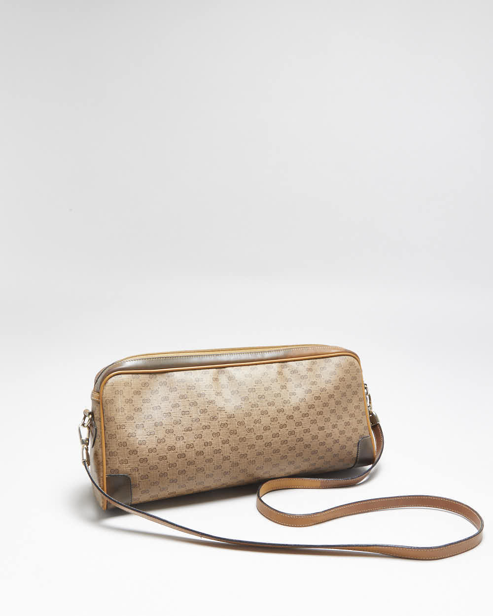 Vintage 1980s Gucci Monogram Crossbody Bag