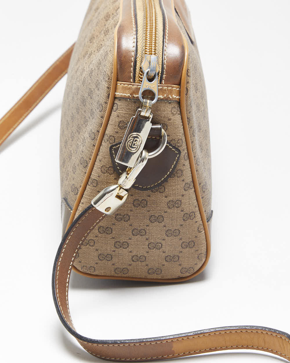 Vintage 1980s Gucci Monogram Crossbody Bag