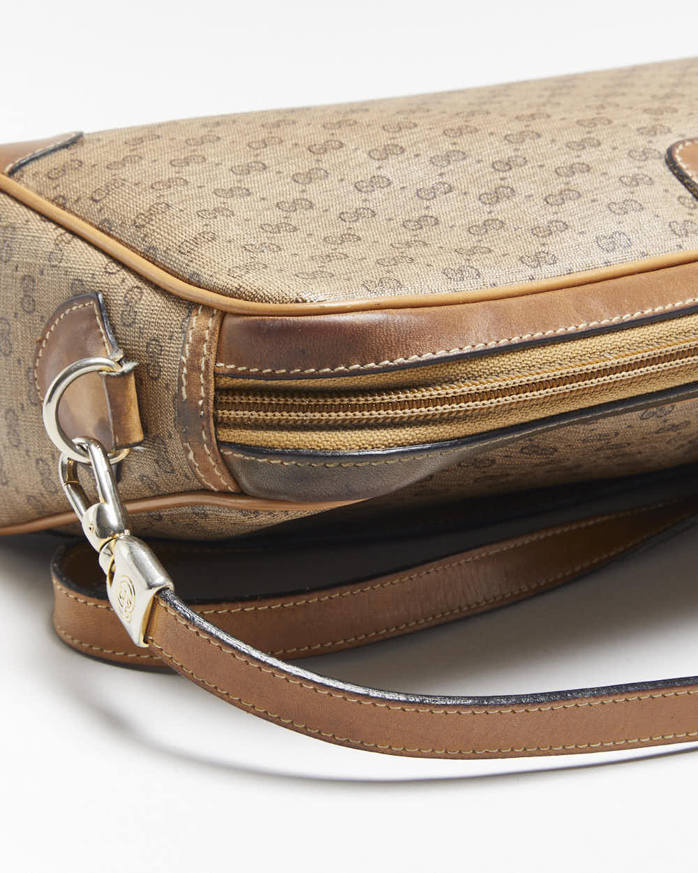 Vintage 1980s Gucci Monogram Crossbody Bag