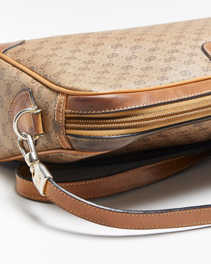 Vintage 1980s Gucci Monogram Crossbody Bag