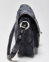 Vintage Y2k 2000s Coach Penny Signature Jacquard Mini Handbag