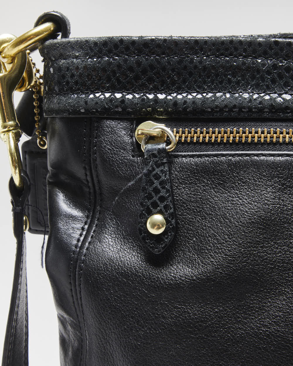Vintage Y2k 2000s Coach Ashley Leather Crossbody
