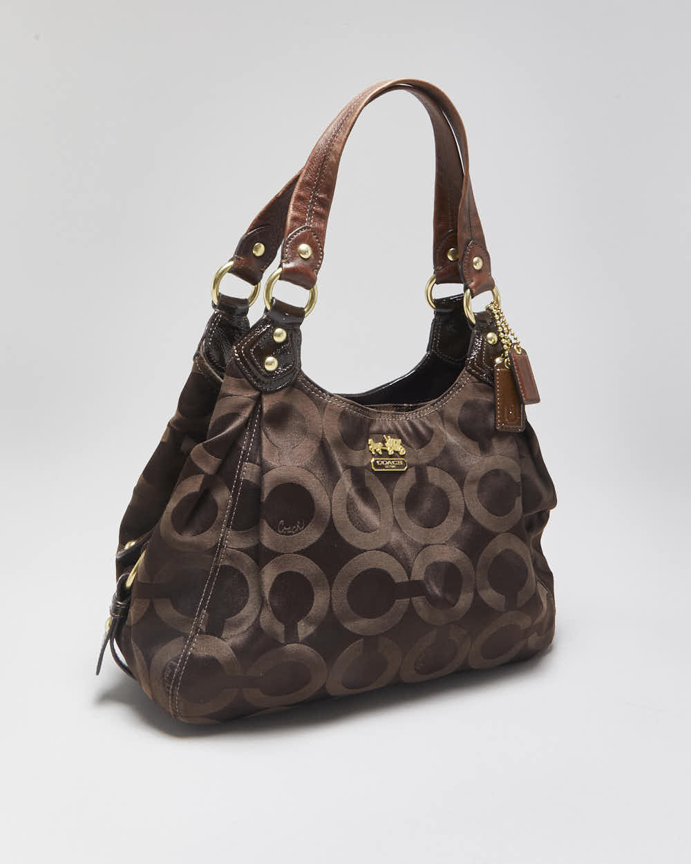 Vintage Y2k 2000s Coach Madison Maggie Hobo Handbag