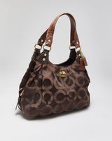 Vintage Y2k 2000s Coach Madison Maggie Hobo Handbag