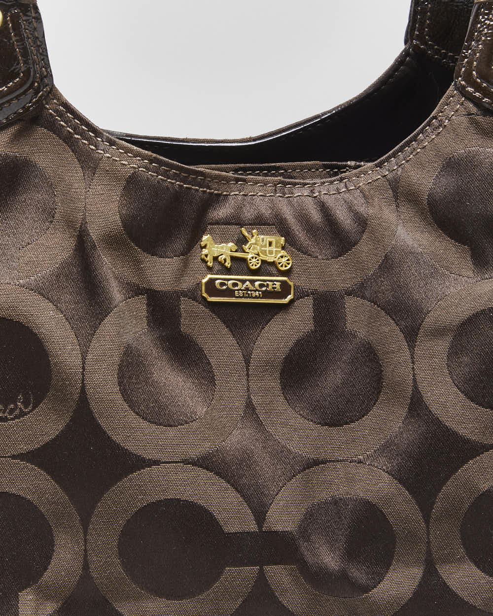 Vintage Y2k 2000s Coach Madison Maggie Hobo Handbag