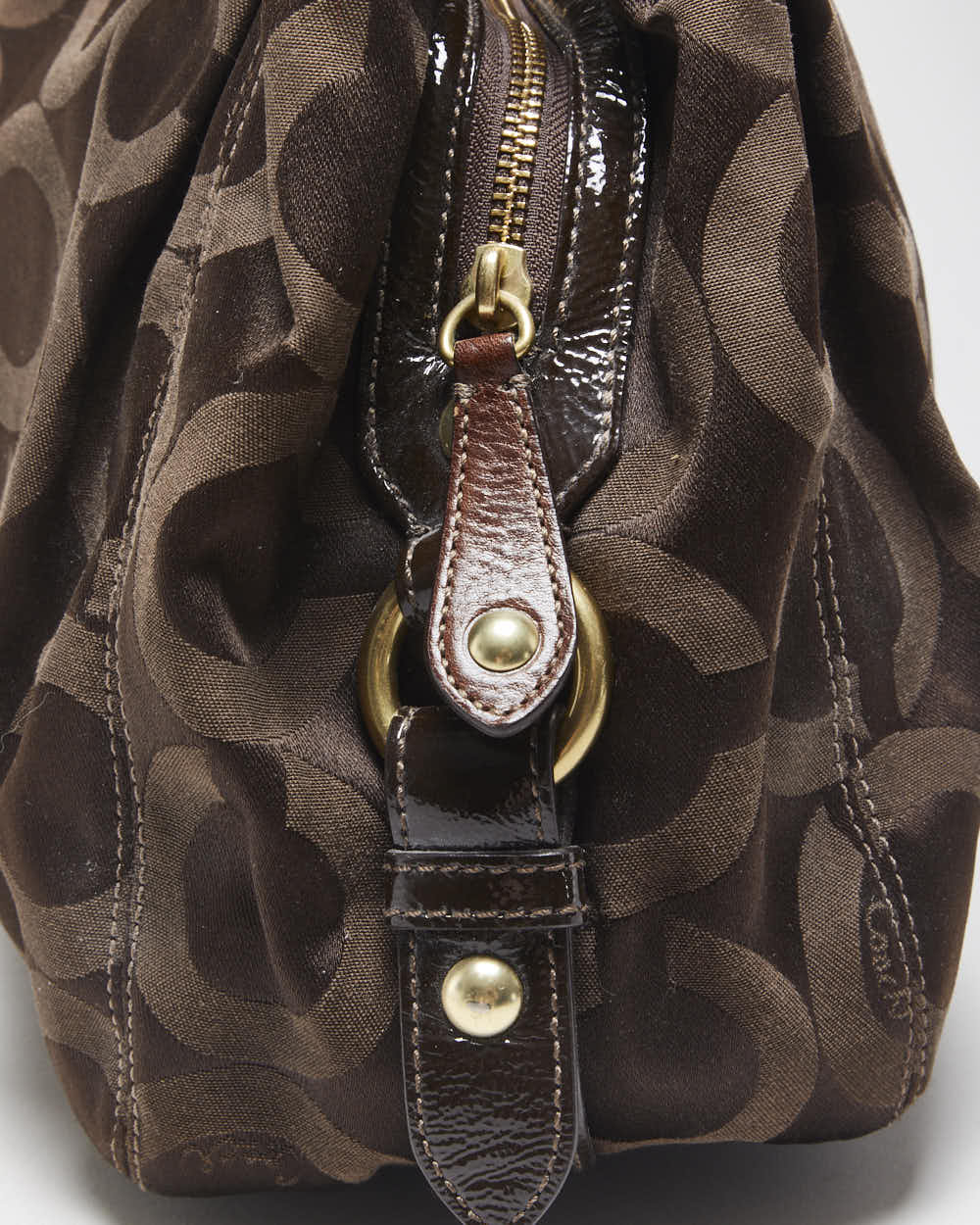 Vintage Y2k 2000s Coach Madison Maggie Hobo Handbag