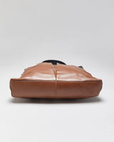 Vintage Y2k 2000s Coach Charles Leather Foldover Tote
