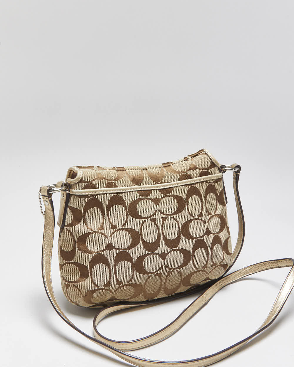 Vintage Y2k 2000s Coach Soho Signature Flap Crossbody