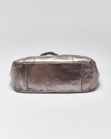 Vintage Y2k 2000s Coach Metallic Tote Handbag