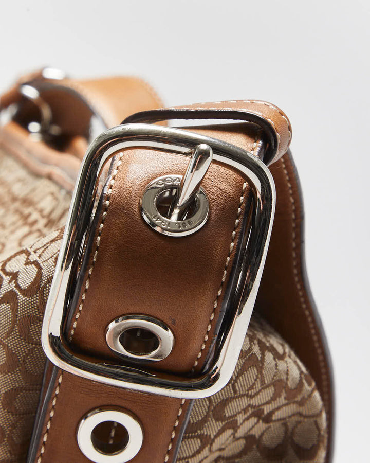 Vintage Y2k 2000s Coach Signature Shoulder Bag