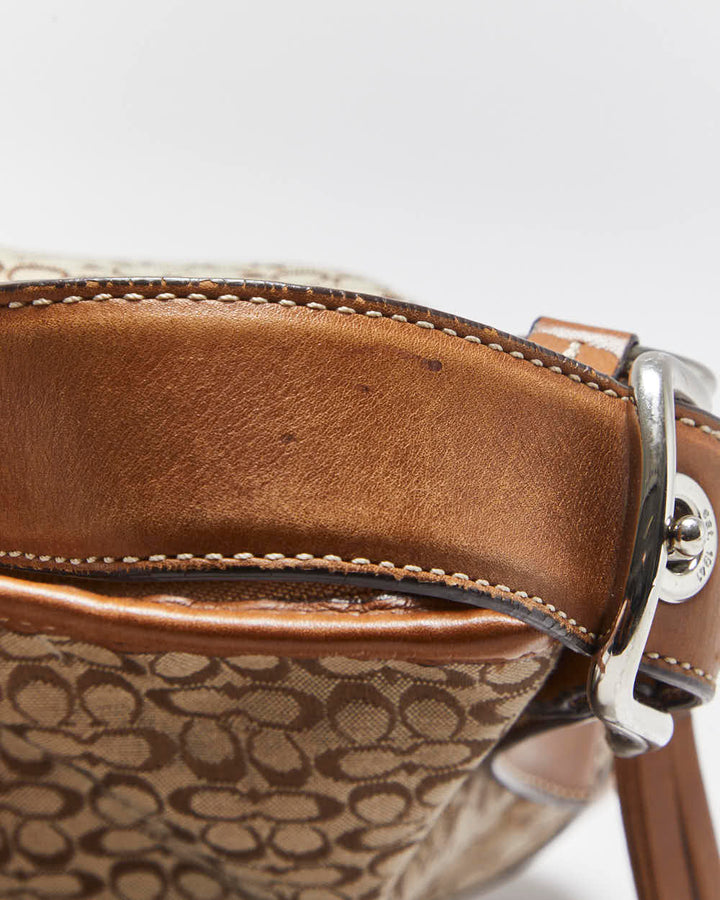 Vintage Y2k 2000s Coach Signature Shoulder Bag