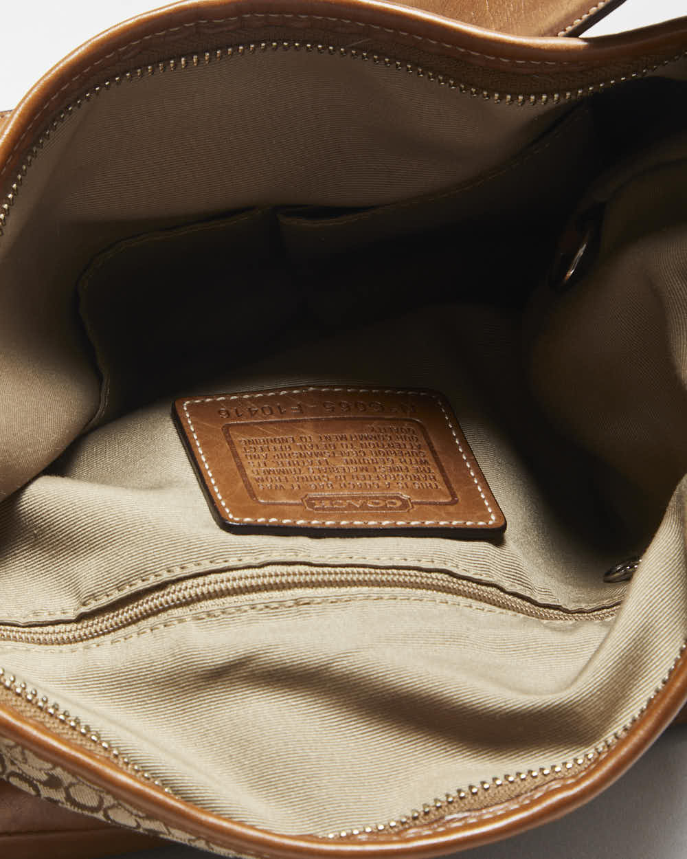 Vintage Y2k 2000s Coach Signature Shoulder Bag