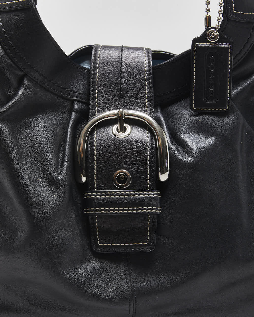 Vintage Y2k 2000s Coach Soho Lynn Leather Handbag