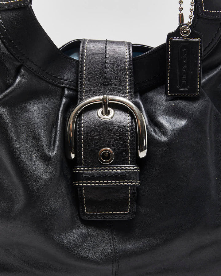 Vintage Y2k 2000s Coach Soho Lynn Leather Handbag