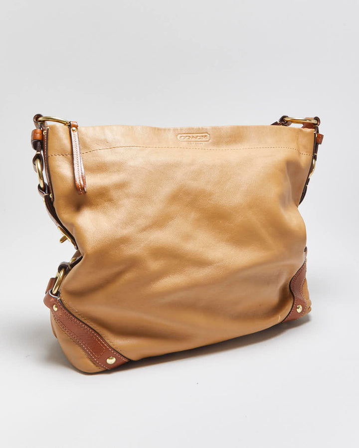 Vintage Y2k 2000s Coach Carly Leather Hobo Bag