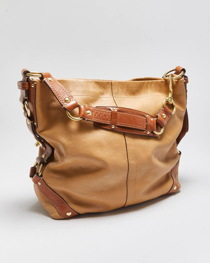 Vintage Y2k 2000s Coach Carly Leather Hobo Bag