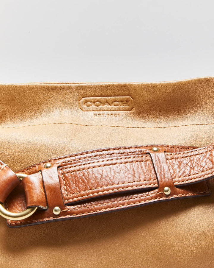 Vintage Y2k 2000s Coach Carly Leather Hobo Bag
