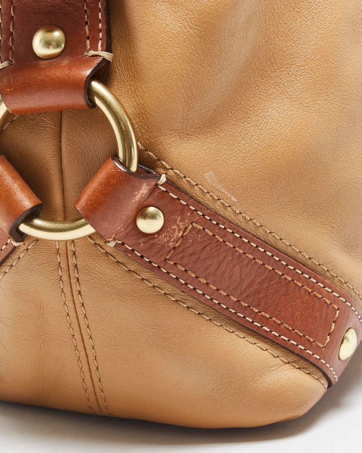 Vintage Y2k 2000s Coach Carly Leather Hobo Bag
