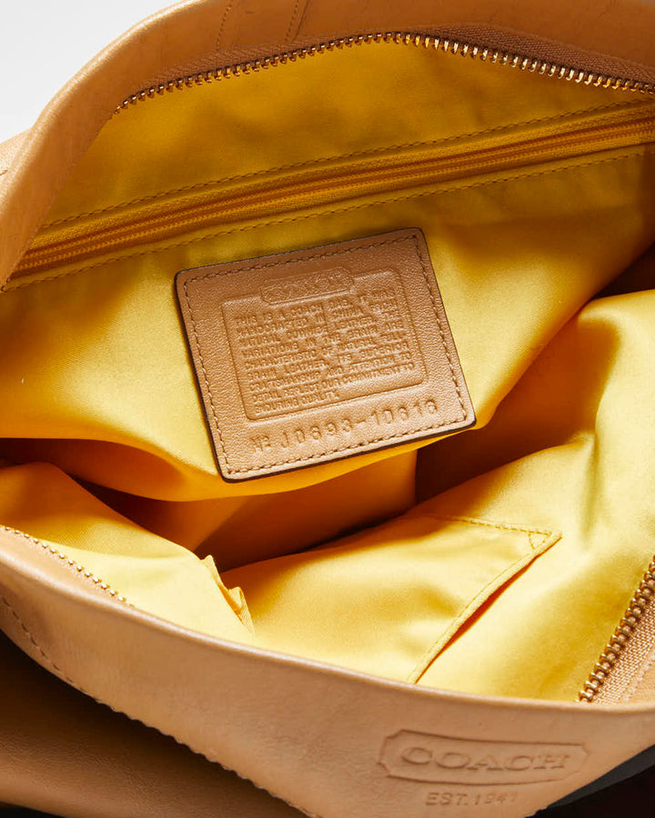 Vintage Y2k 2000s Coach Carly Leather Hobo Bag