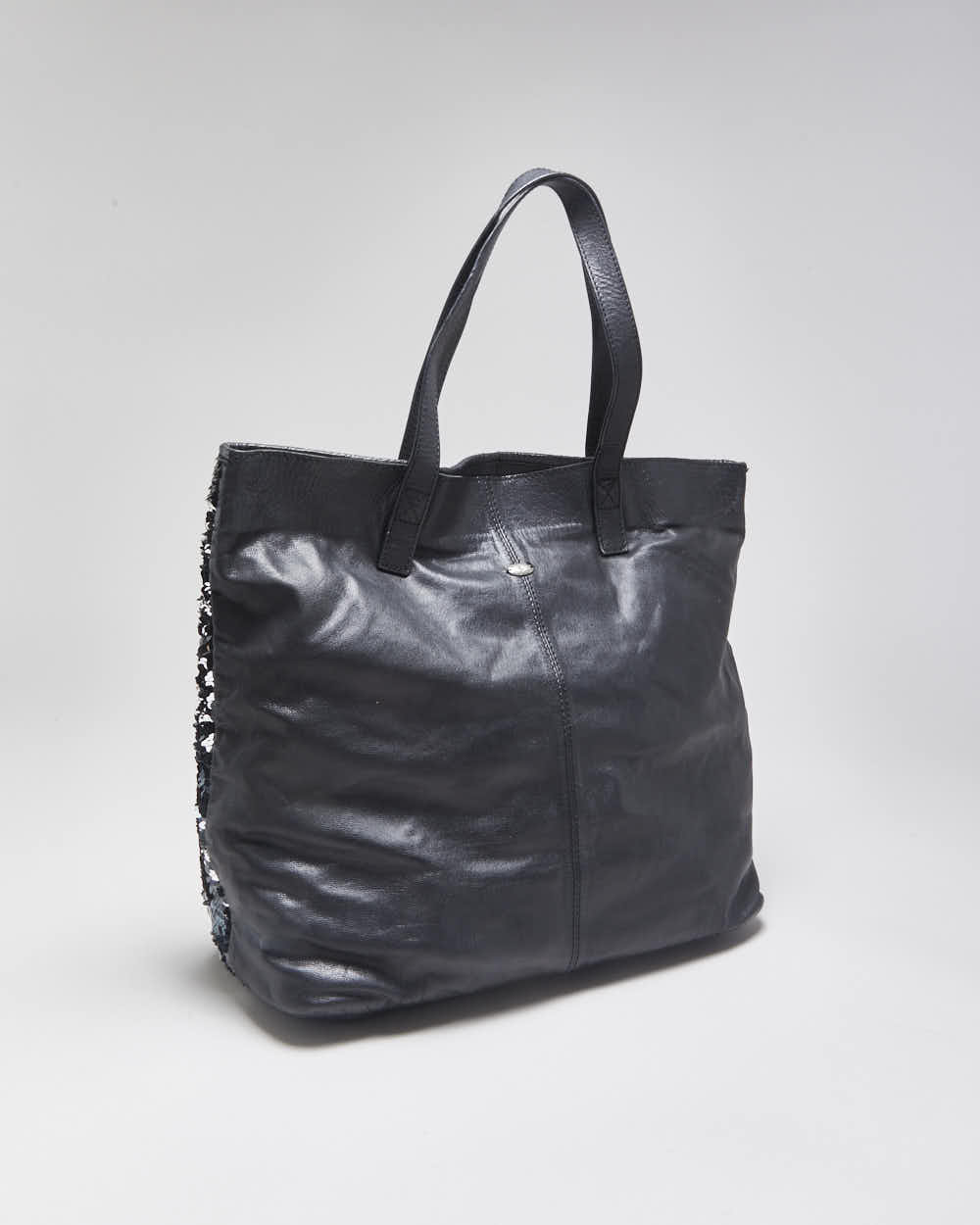 Vintage Maison Scotch Leather &amp; Sequin Handbag