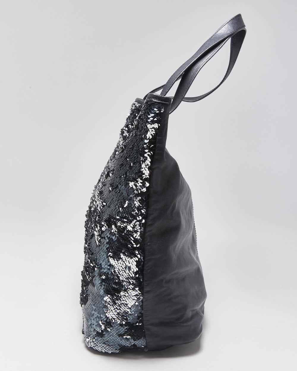 Vintage Maison Scotch Leather &amp; Sequin Handbag