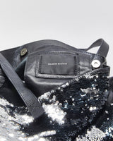 Vintage Maison Scotch Leather &amp; Sequin Handbag