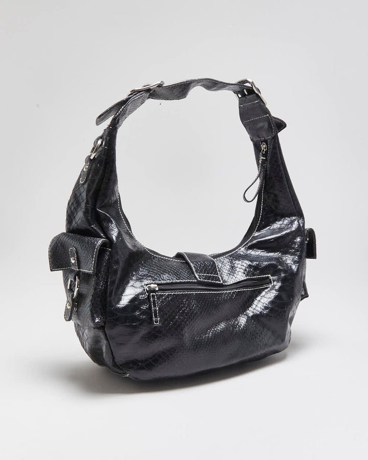 Vintage Y2k 2000s Guess Snakeskin Hobo Bag