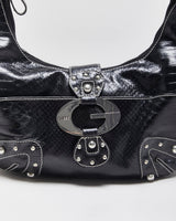 Vintage Y2k 2000s Guess Snakeskin Hobo Bag