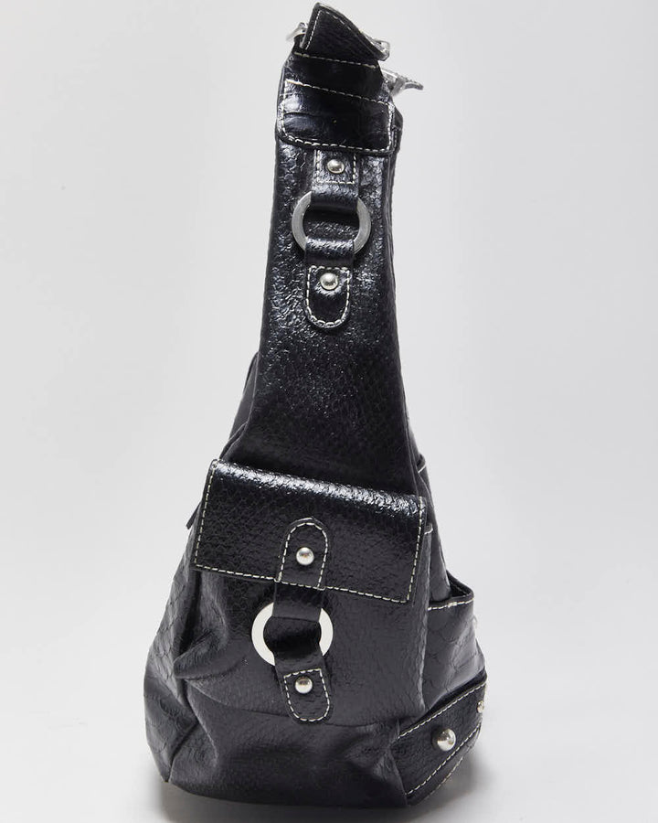 Vintage Y2k 2000s Guess Snakeskin Hobo Bag