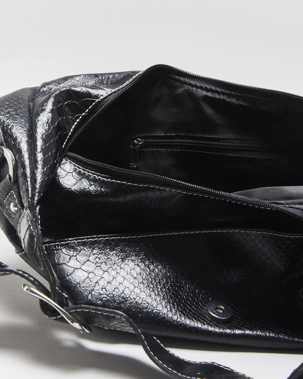 Vintage Y2k 2000s Guess Snakeskin Hobo Bag
