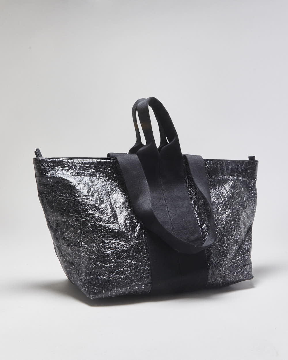Alexander Wang Patent Crackled Extra Large Shopper Tote