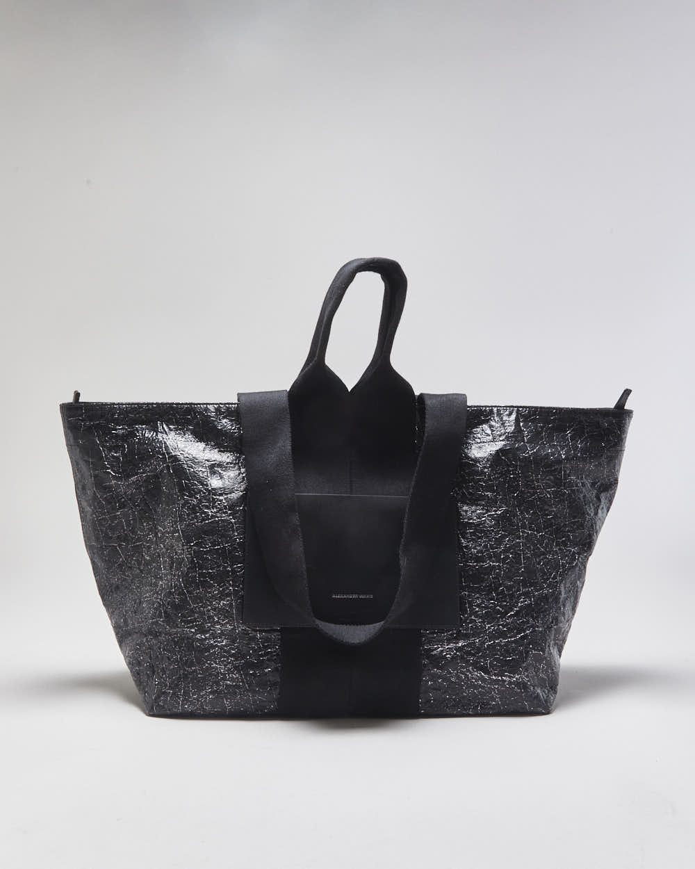 Alexander Wang Patent Crackled Extra Large Shopper Tote