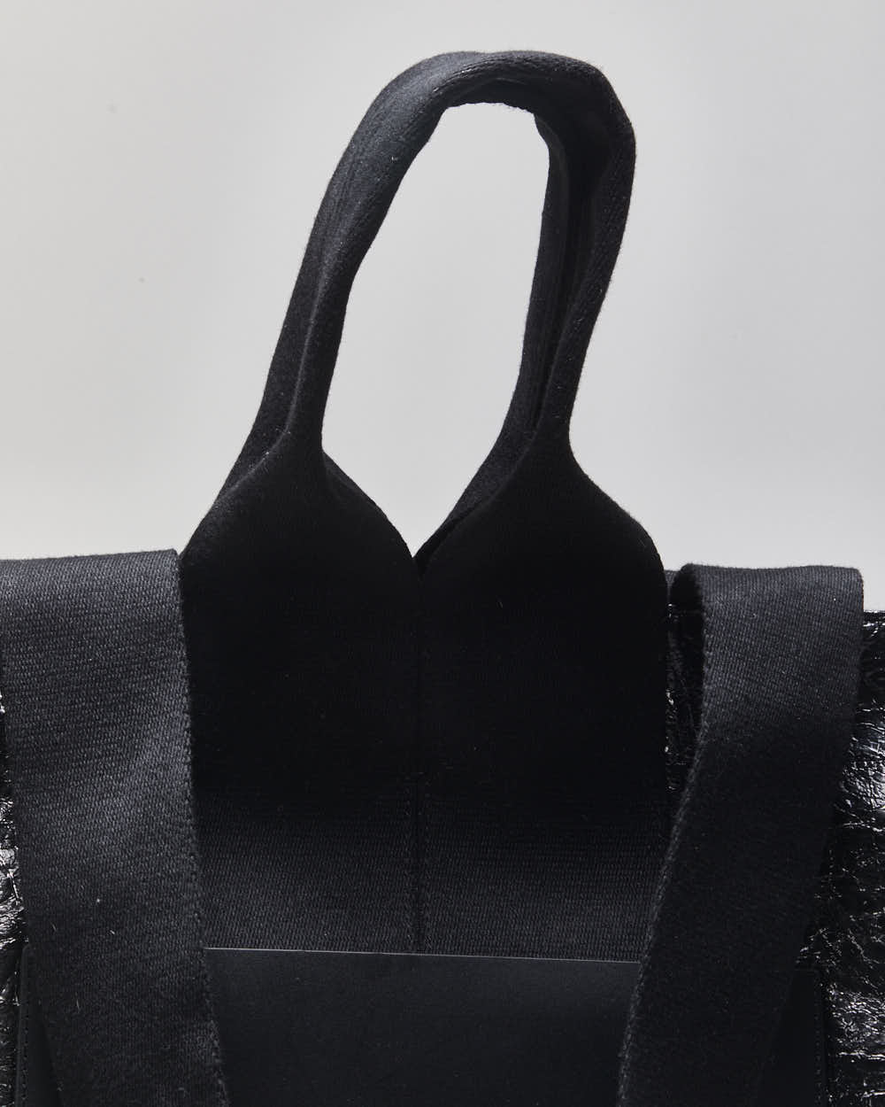 Alexander Wang Patent Crackled Extra Large Shopper Tote