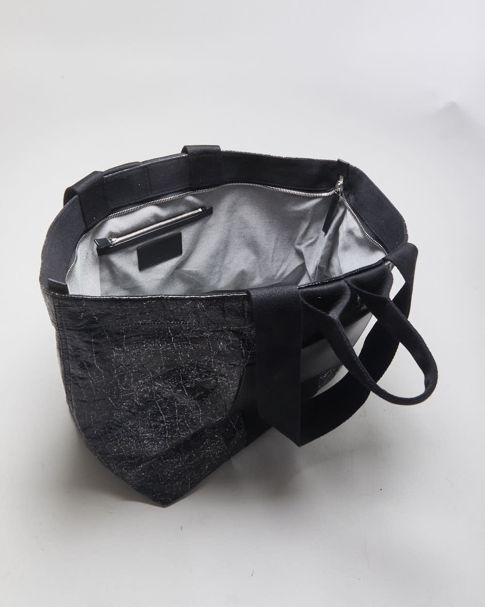 Alexander Wang Patent Crackled Extra Large Shopper Tote