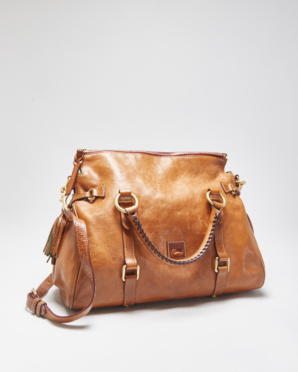 Vintage Dooney &amp; Bourke Florentine Leather Satchel
