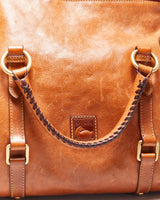 Vintage Dooney &amp; Bourke Florentine Leather Satchel
