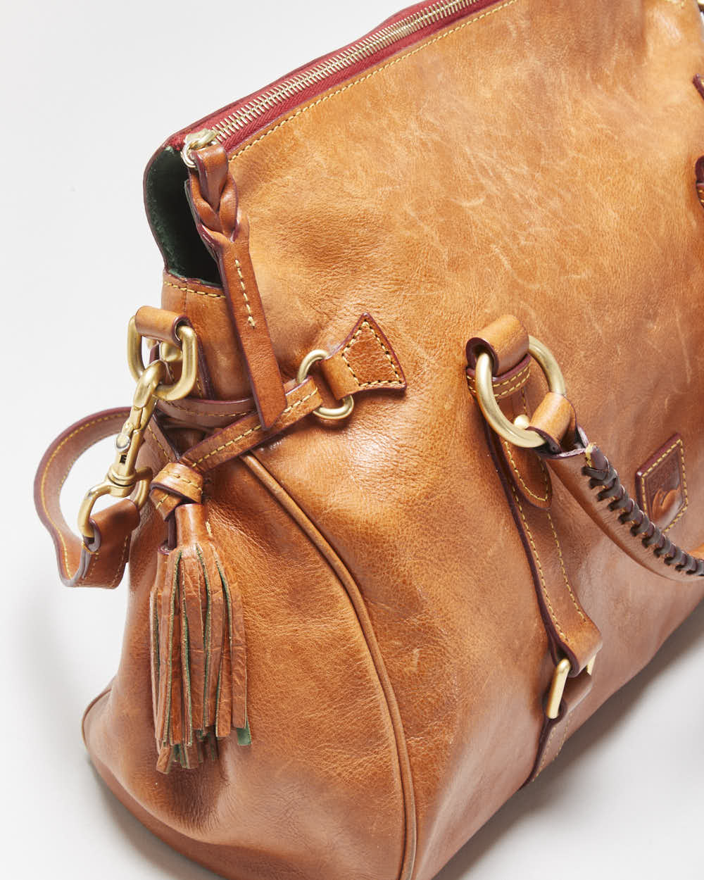 Vintage Dooney &amp; Bourke Florentine Leather Satchel