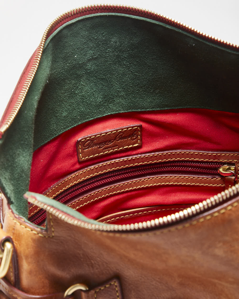 Vintage Dooney &amp; Bourke Florentine Leather Satchel